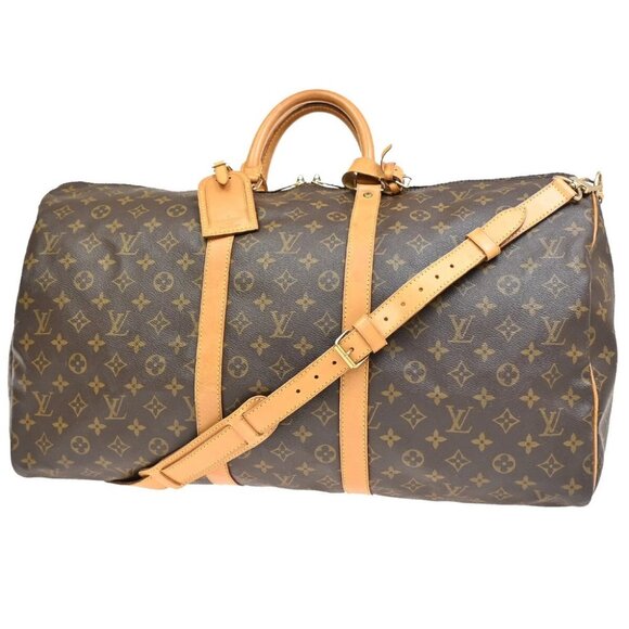 LOUIS VUITTON Keepall Bandouliere 55 2Way Hand Bag Monogram BN - Picture 1 of 14